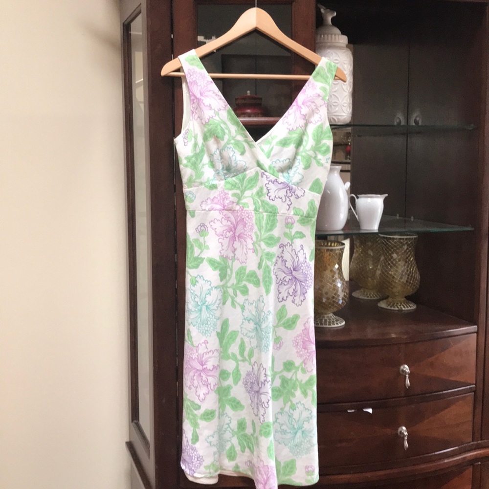 Figure flattering spring dress